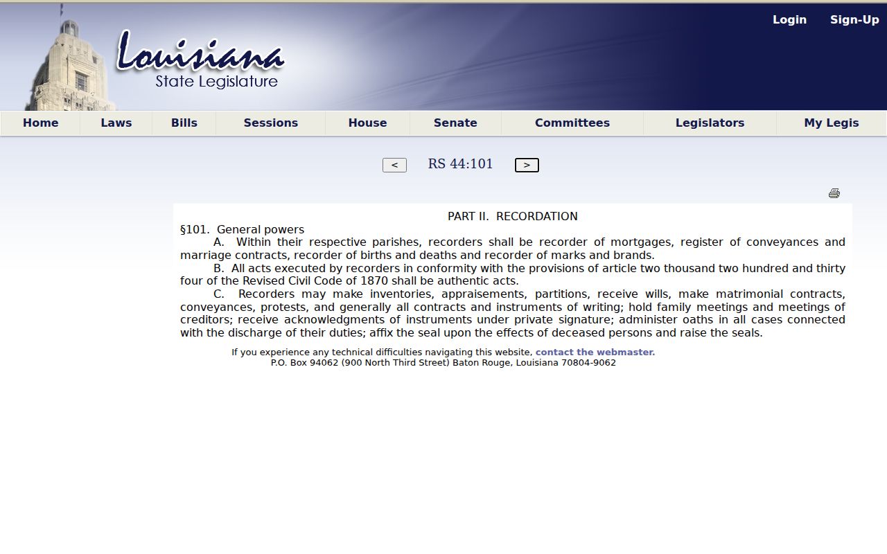 Concordia Parish criminal court cases public access right
