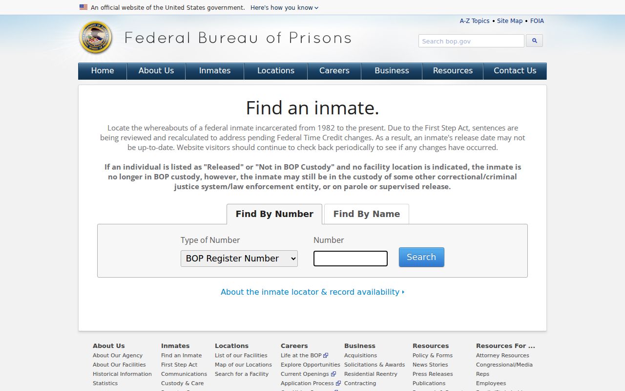 Federal inmate locator for Concordia Parish criminal history searches